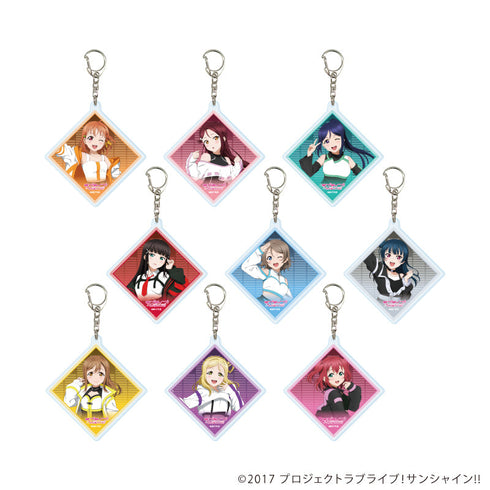 『ラブライブ!サンシャイン!!』アクリルキーホルダー01/サイバーネオンver. BOX(全9種)(描き下ろしイラスト)